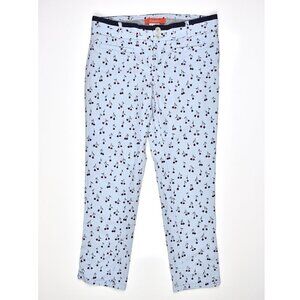 Anthro Cartonnier Charlie Cherry Print Pants 8